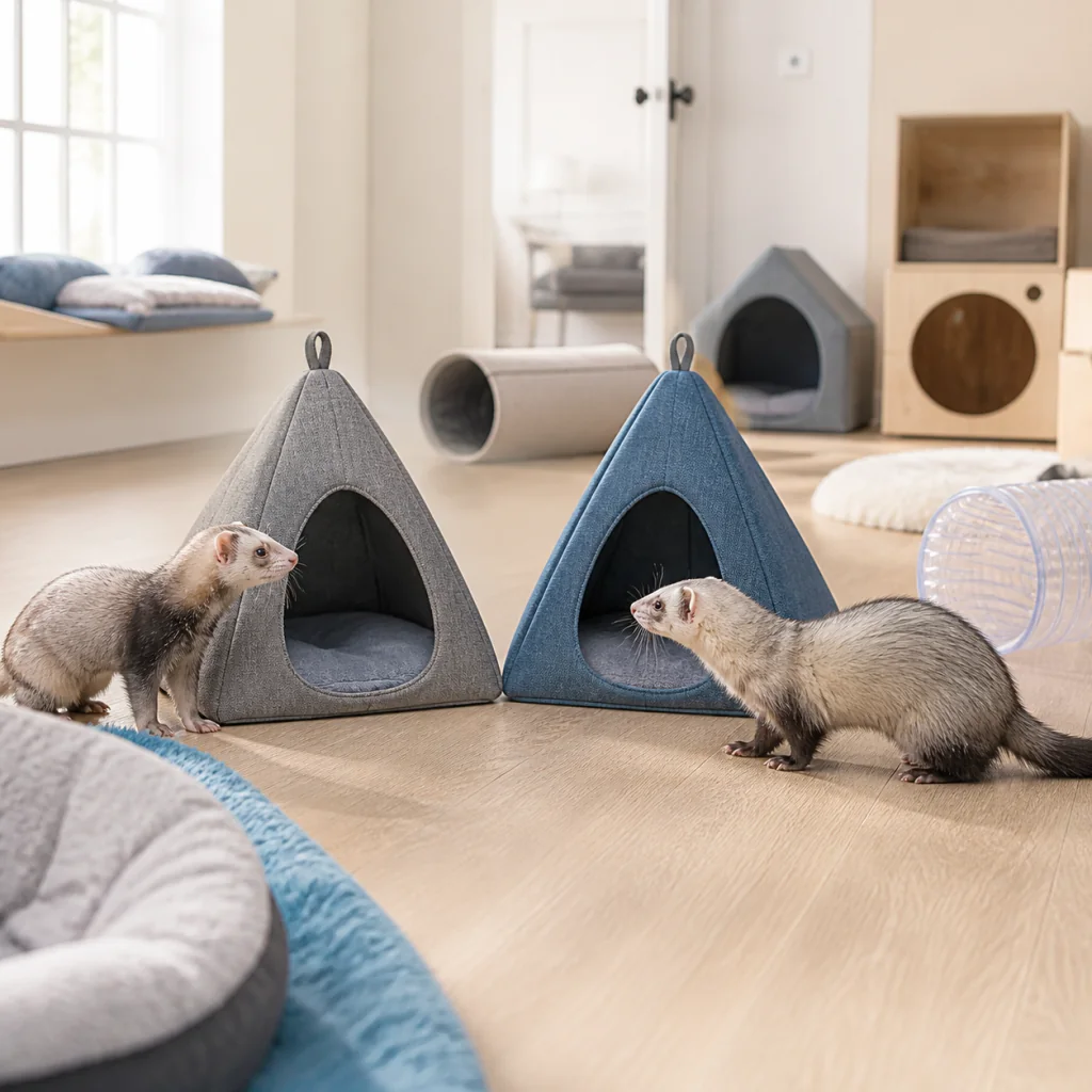 Illustrated Burrow Blueprint habitat scene accompanying Children and families