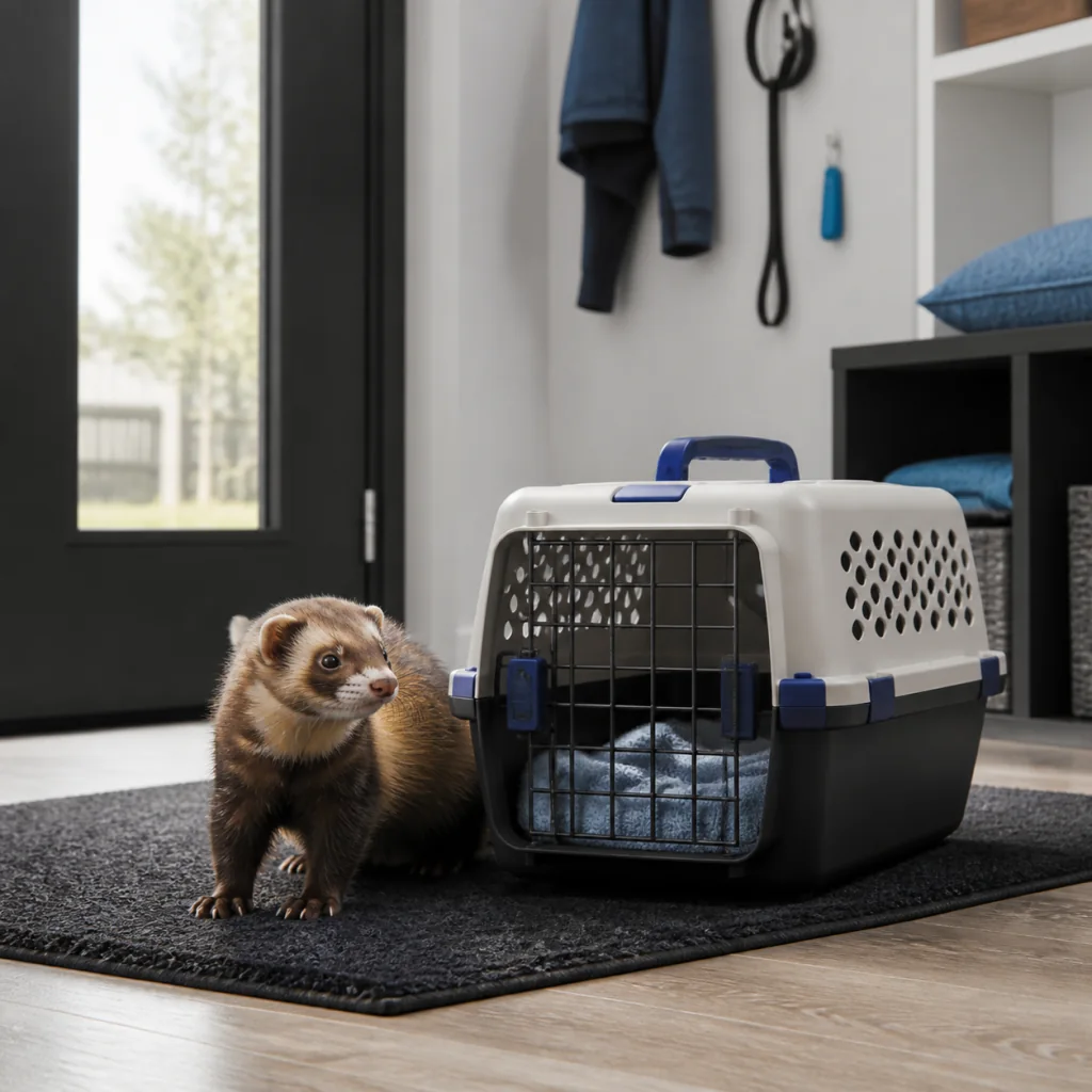 Illustrated Burrow Blueprint habitat scene accompanying Images
